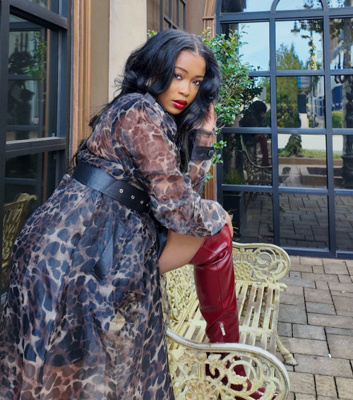 Spotted Mama Trench Coat