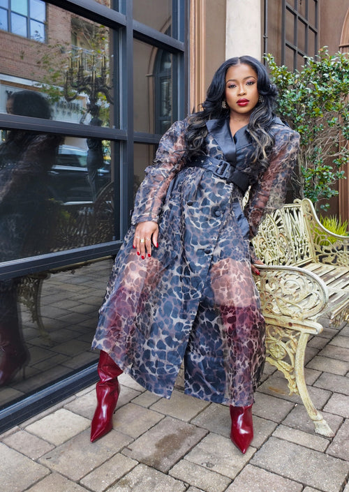 Spotted Mama Trench Coat