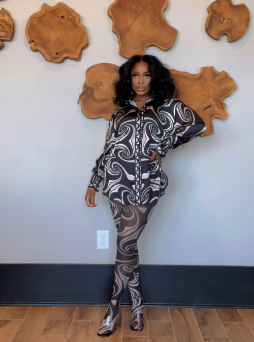 Swirl Honey 2 Piece Set