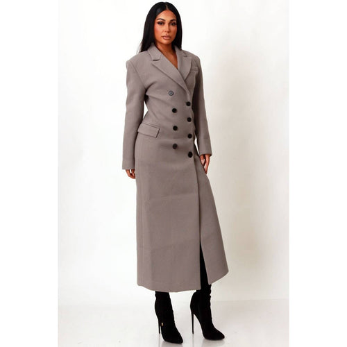 The Executive Tailored  Coat in Gray (PRE-ORDER)