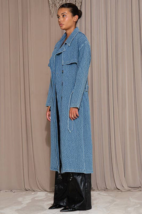 The Blue Authority Trench Coat