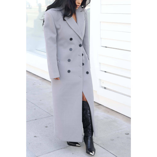 The Executive Tailored  Coat in Gray (PRE-ORDER)