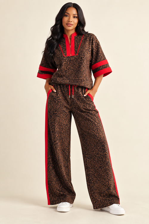 Wild Side Leopard 2-Piece Set