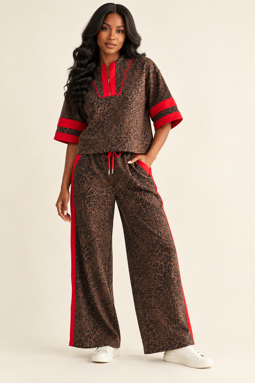 Wild Side Leopard 2-Piece Set