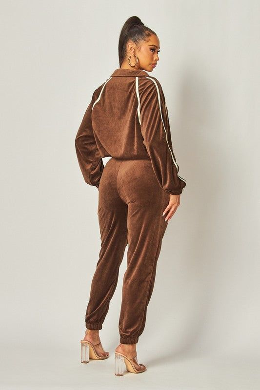 Velour Tracksuit – Shuntel Renay Boutique