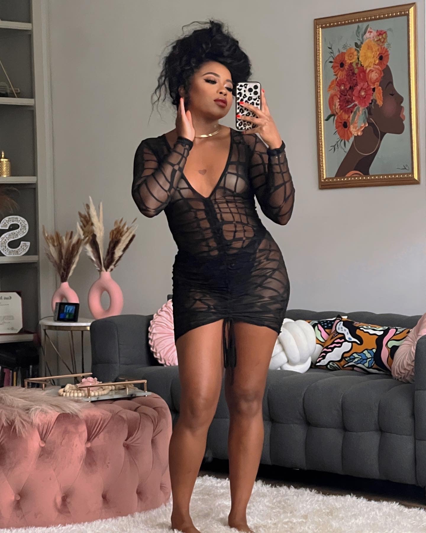 Savannah Sexy Mesh Dress – Shuntel Renay Boutique