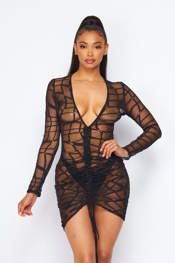 Savannah Sexy Mesh Dress Shuntel Renay Boutique Savannah Sexy Mesh Dress Shuntel Renay Boutique