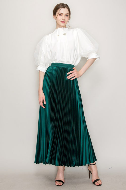 Lucile Hunter Green Skirt