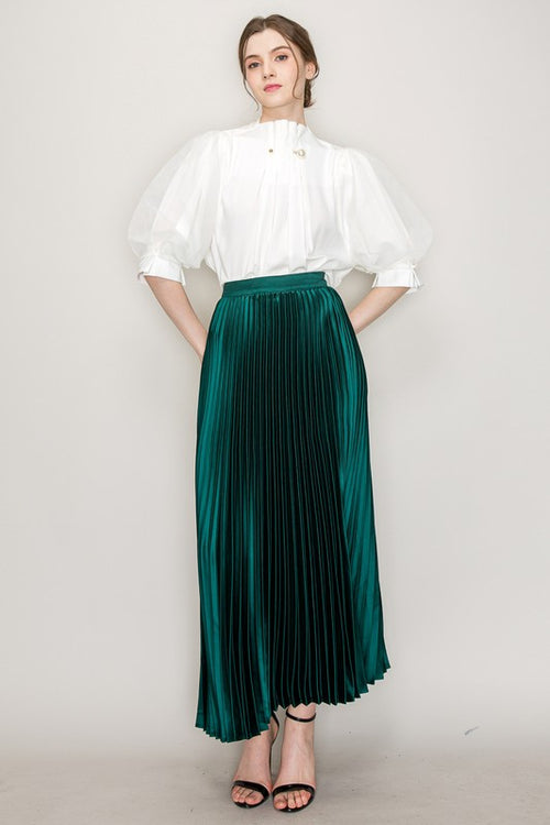 Lucile Hunter Green Skirt