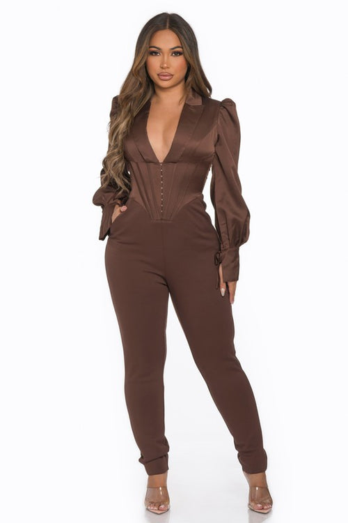 Sarene Corset Jumpsuit