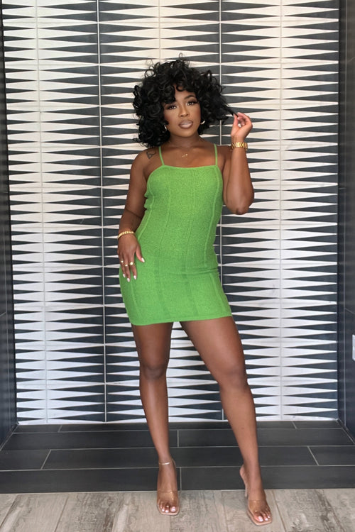 I'm On The List Dress in Green