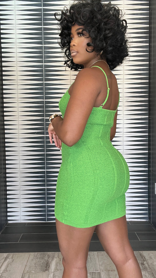 I'm On The List Dress in Green