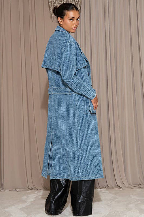 The Blue Authority Trench Coat
