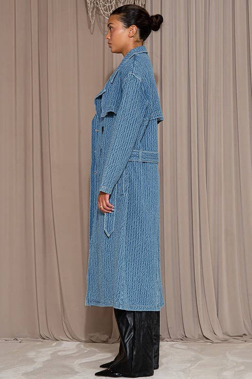 The Blue Authority Trench Coat