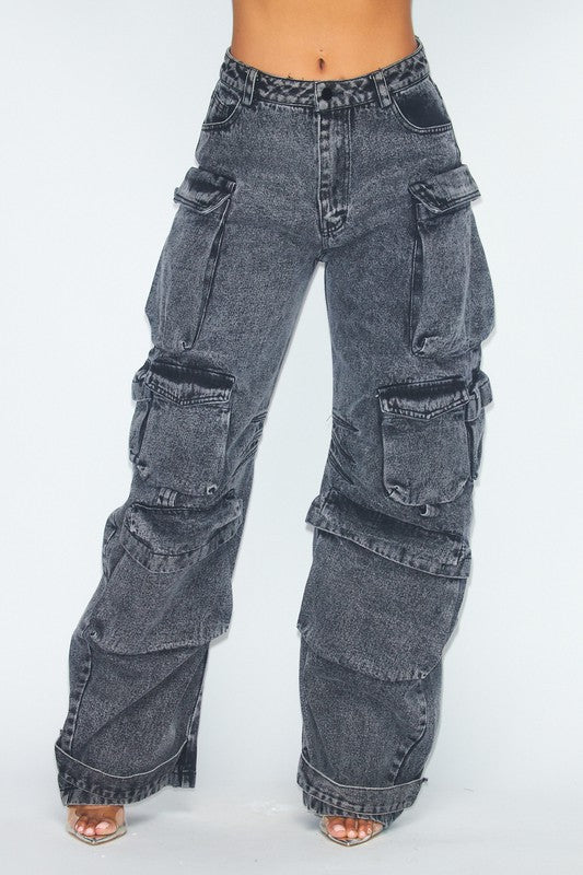 Oversize Rounded Low Rise Jeans