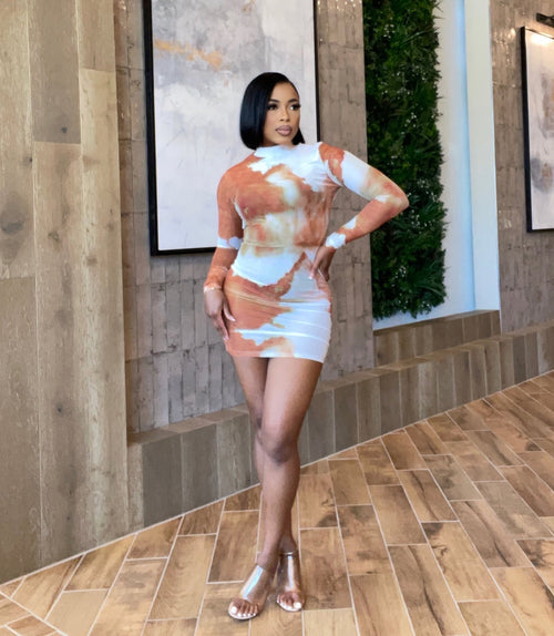 Amara Sheer Mesh Mini Dress – Shuntel Renay Boutique